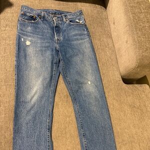 Levi's 501s Straight Leg Denim Jeans 29 x 30